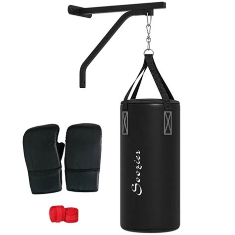 Soozier Heavy Bag Wall Mount Set with Unfilled 